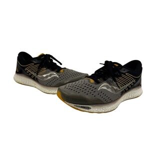Saucony Men's Neutral Running Shoes Gray Black PWRRUN Size 9.5